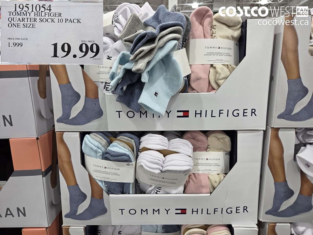 [1951054] Tommy Hilfiger Quarter Sock 10 Pack One Size