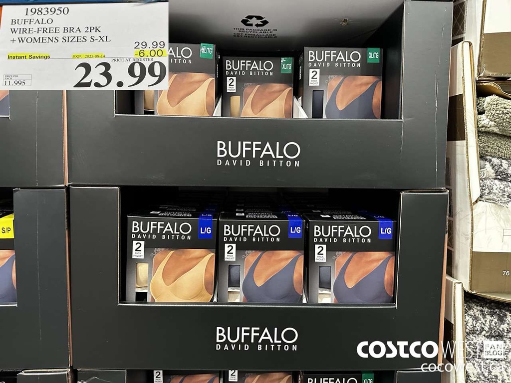 Buffalo Women's Wirefree Bra 2 Pack S