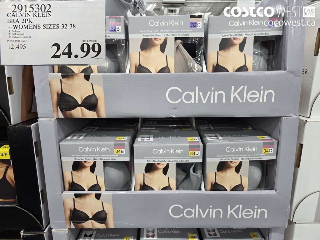 Calvin Klein Women's Wired Luxe Bra 2 Pack 36