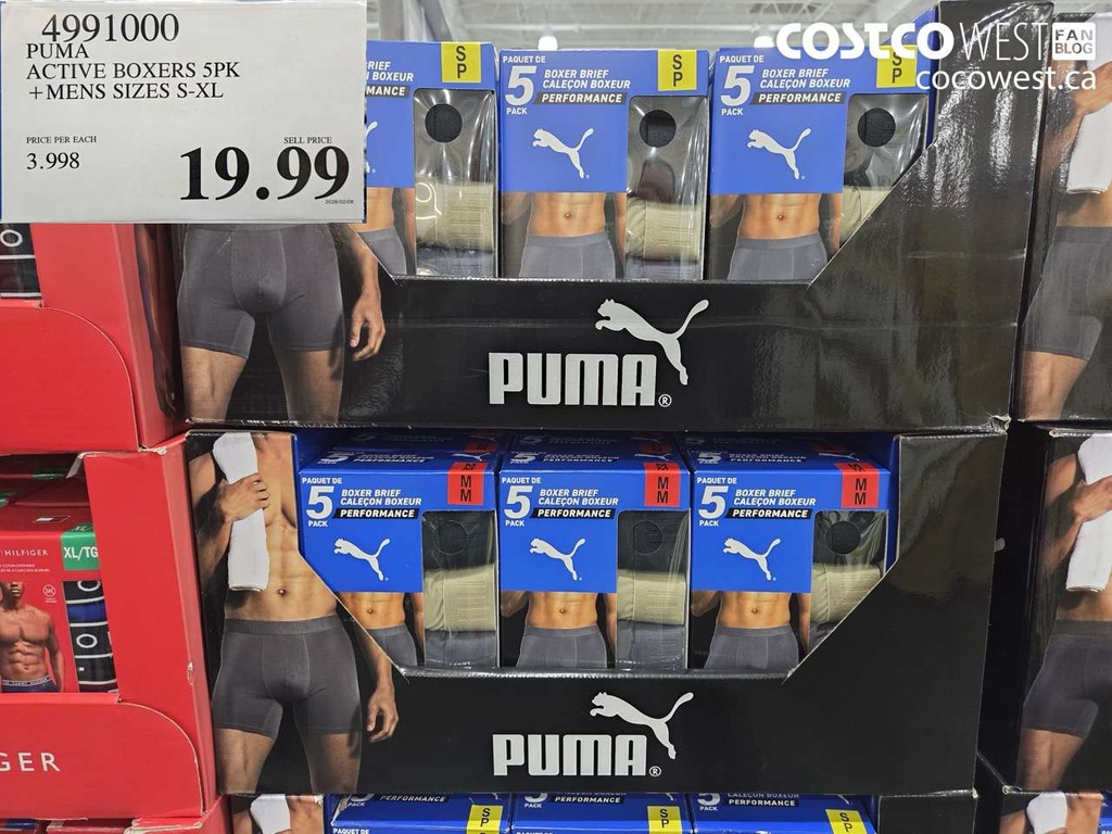 Puma Men's Active Boxers 5 Pack XL